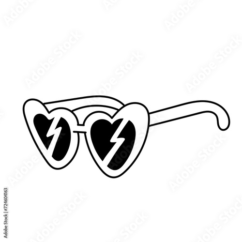 trois branches doodle mignon noir