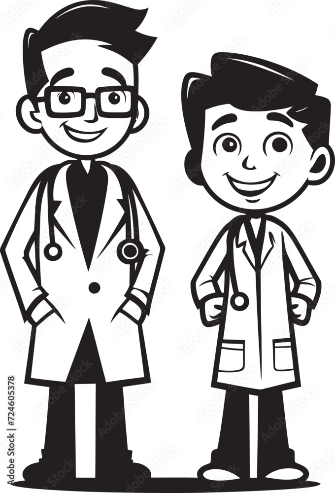Healing Glyphs Black Vector Logo Depicting Doctor Patient Unity Icons of Empathy Doctor Patient Connections in Black Vector Design Healing Glyphs Black Vector Logo Depicting Doctor Patient Unity Icons of Empathy Doctor Patient Connections in Black Vector Design