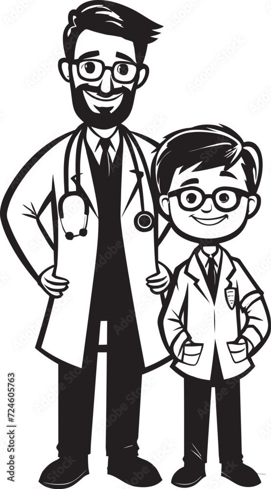 Designing Empathy Doctor Patient Unity in Black Vector Symbolism Compassionate Cadence Doctor Patient Harmony in Black Iconic Design Designing Empathy Doctor Patient Unity in Black Vector Symbolism Compassionate Cadence Doctor Patient Harmony in Black Iconic Design