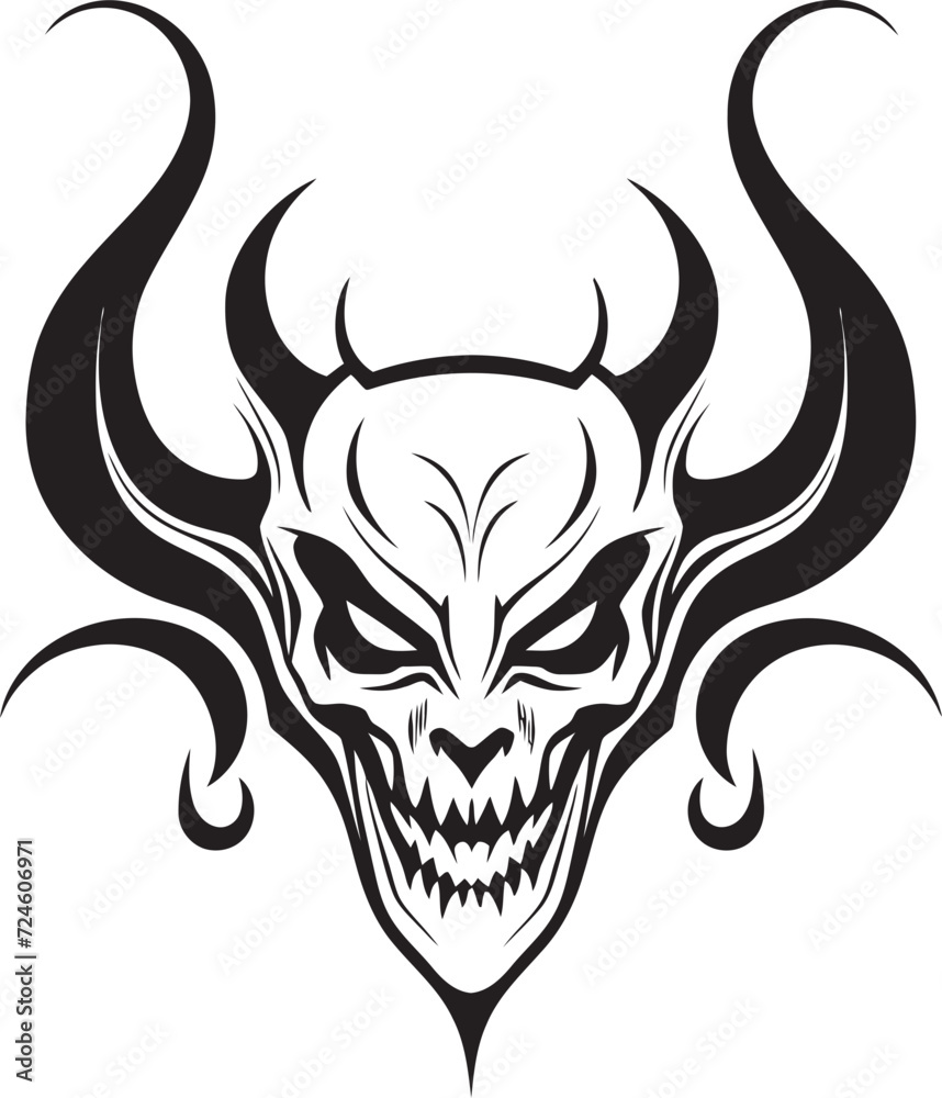 Demonic Dynasty Devilhead Tattoo Logo Obsidian Oath Evil Devilhead Icon