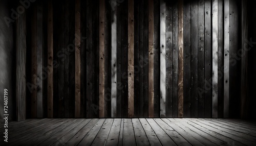 black wooden battens with white scraping burrs background texture interior design