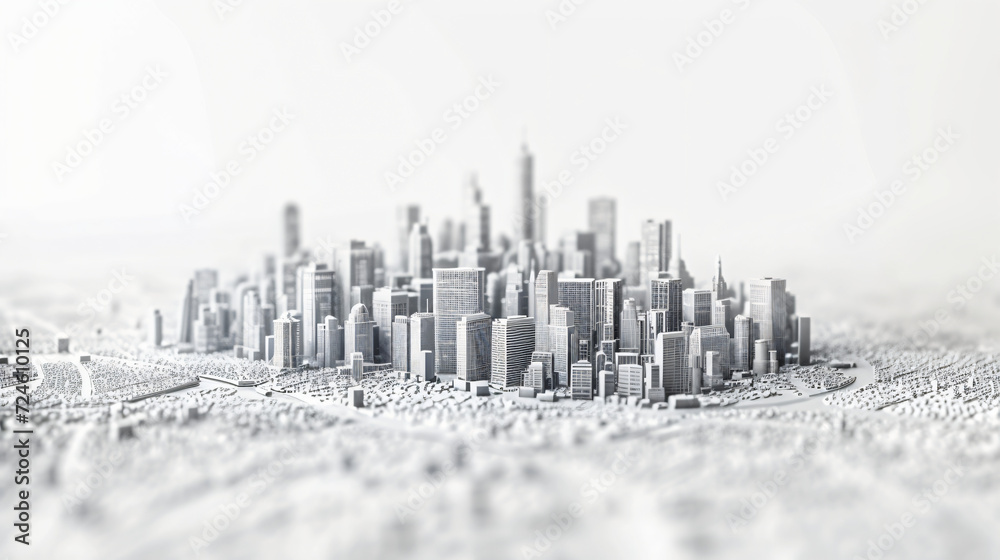 Digital model city