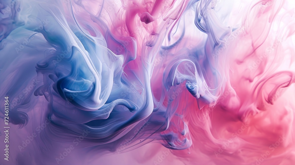 Fototapeta premium Colorful smoke background. Abstract wallpaper