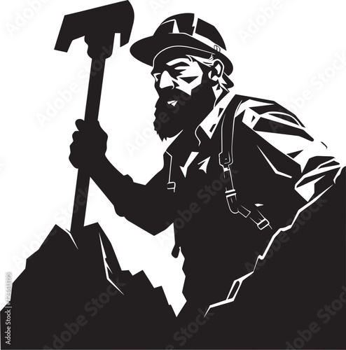 Subsurface Surveyor Mapping Mineral Wealth Underground Gem Gatherer Collecting Earths Precious Jewels