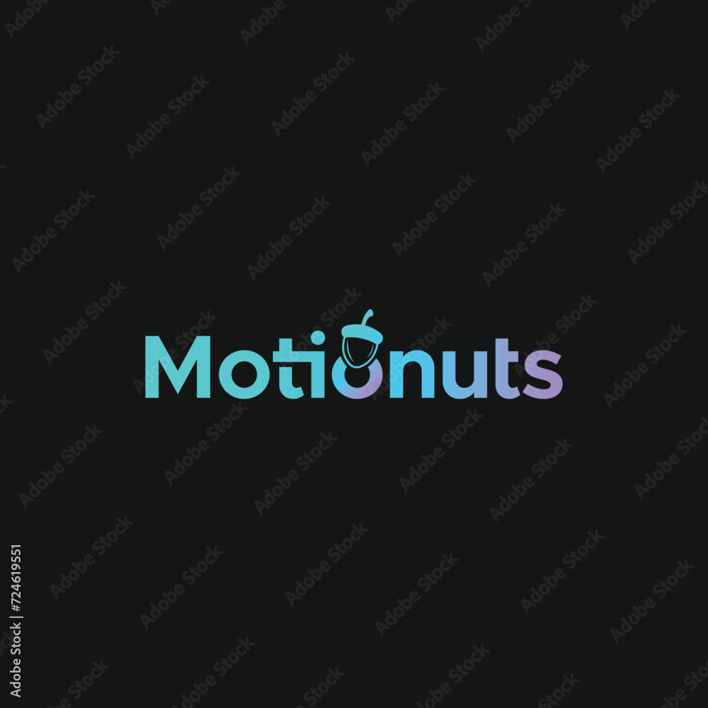 Motionuts Logo Design, Nut and M logo, Motion Company Logo, Logo with Nut