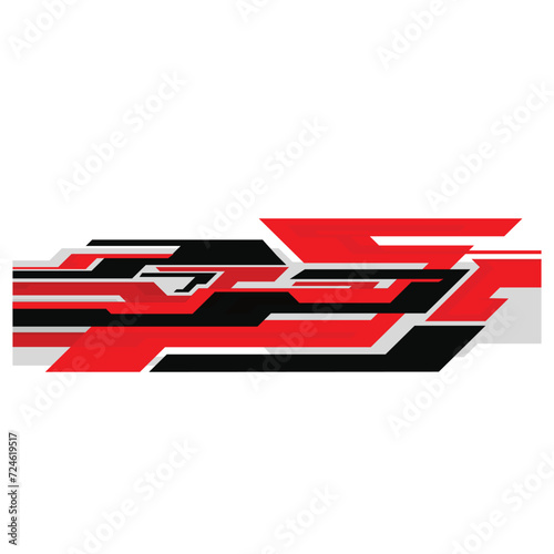 racing car wrapping decal livery background design vector. racing car modification stickers
