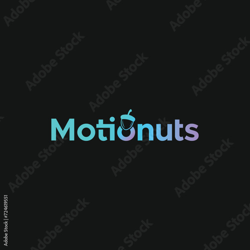 Motionuts Logo Design, Nut and M logo, Motion Company Logo, Logo with Nut © Imran H. Sumon