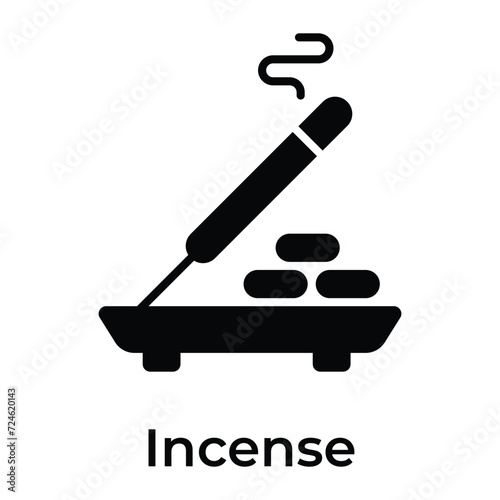 Well designed incense sticks vector isolated on white background
