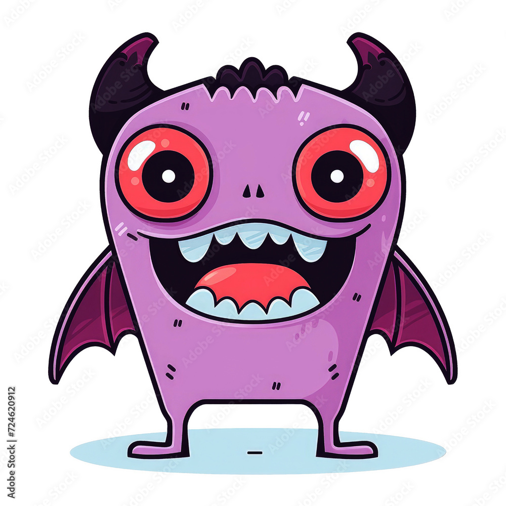 Fototapeta premium Creepy creature design generative ai. Scary monster game character