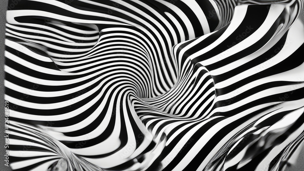 Black and white acrylic paints are mixed together Black and white acrylic paints are mixed together