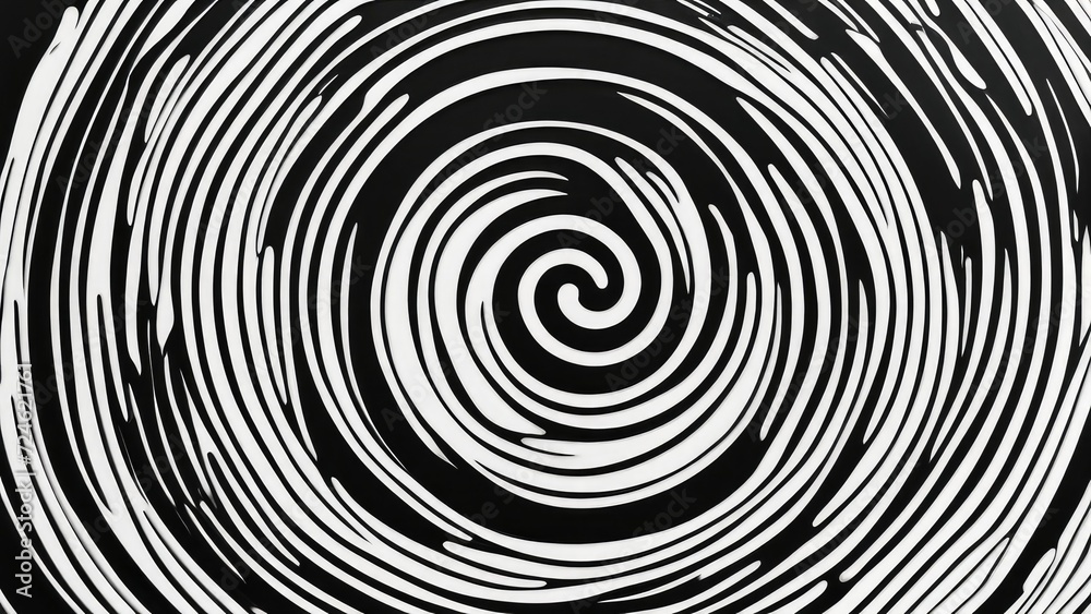Black and white acrylic paints are mixed together Black and white acrylic paints are mixed together