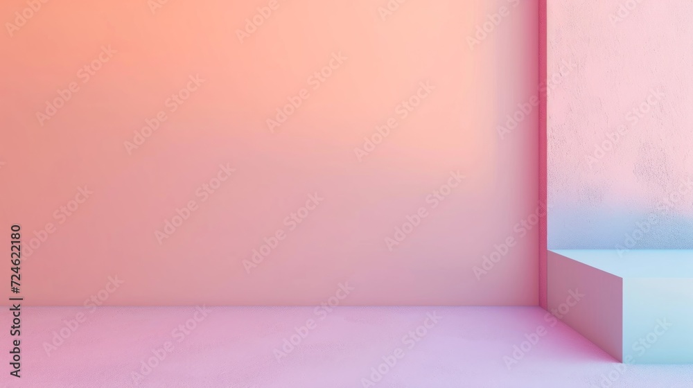 Abstract 3D room with set of realistic pedestal podium. Abstract 3D room with set of realistic pedestal podium.
