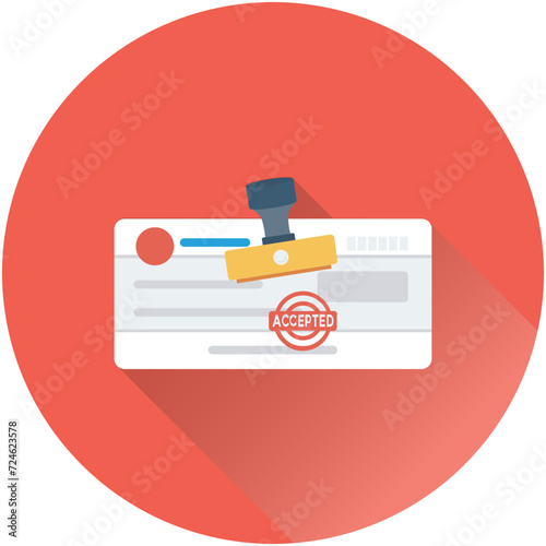 Cheque Vector Icon 