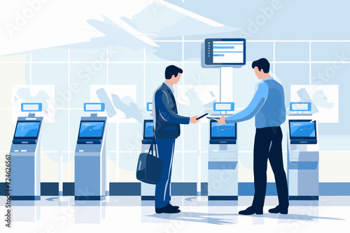 contactless payment at the station terminal