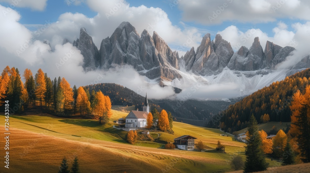 Fall is coming in the italian alps Fall is coming in the italian alps