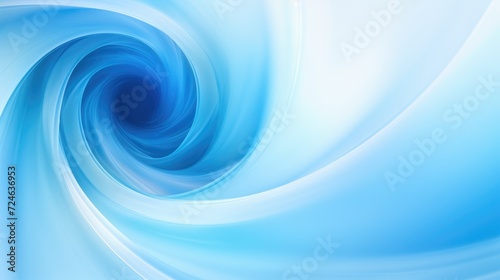 Twisting Light Blue Swirl - Abstract Radial Background with Spinning and Swirling Motion