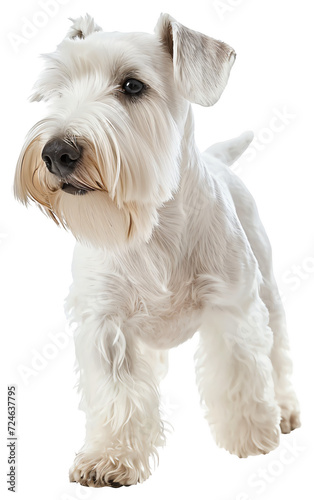 Sealyham Terrier dog, full body.