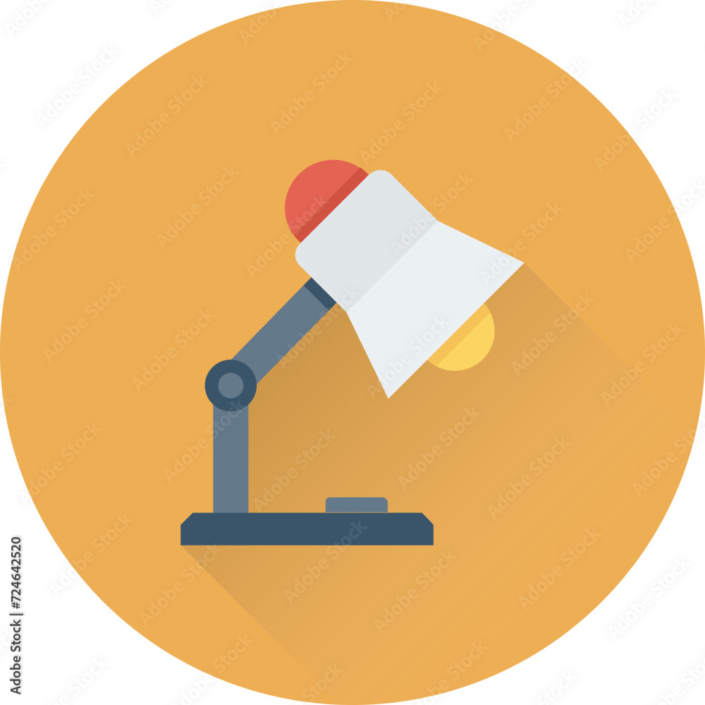 Table Lamp Vector Icon Table Lamp Vector Icon