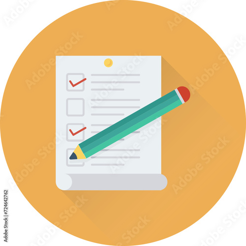 Checklist Vector Icon 