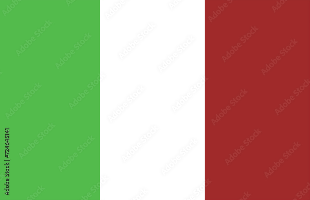 Itlay flag, National flag of Italy. vector. illustration
