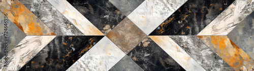 Cross Cut Marble Pattern with gray  black  white and brown
