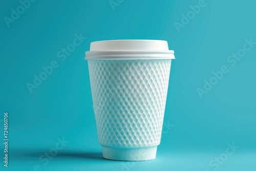 Clippable small foam coffee cup