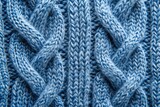 Closeup of a cozy sweater texture knitted with wool or cashmere