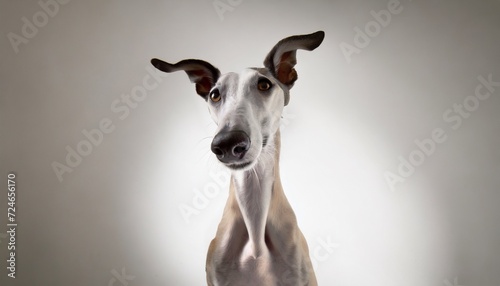 studio portrait of a beautiful whippet dog © Charlotte