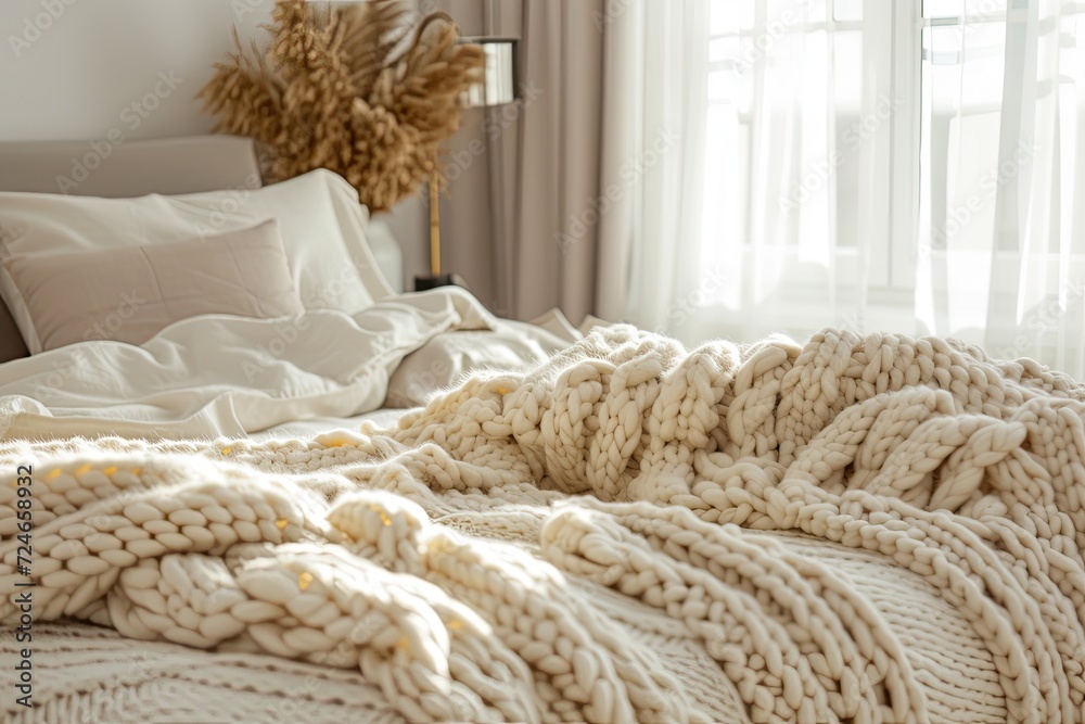 Cozy oversized blanket indoors Cozy oversized blanket indoors