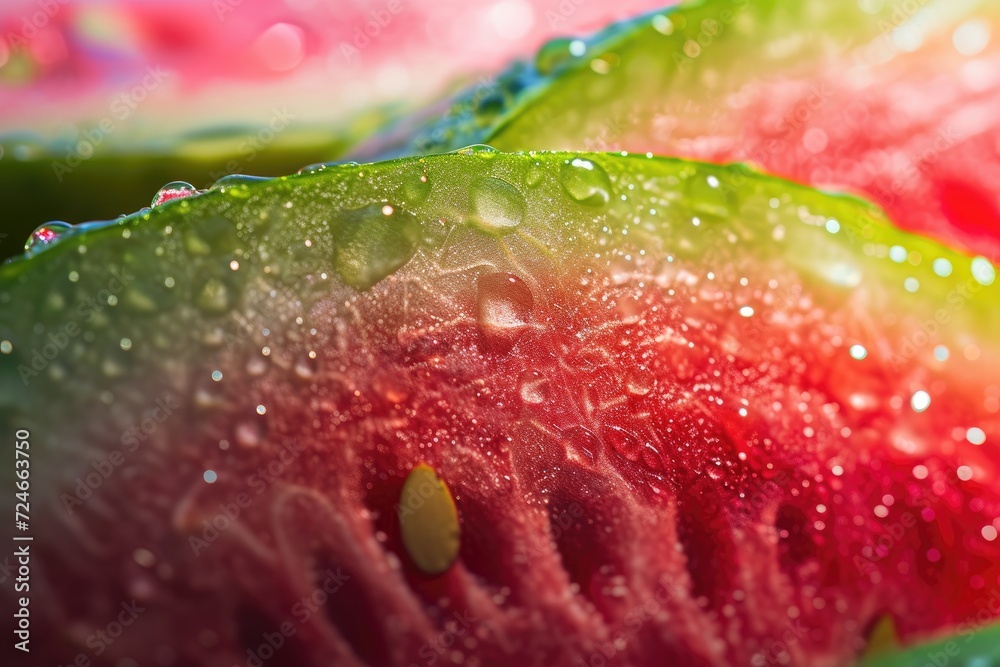 Detailed closeup of a watermelon Detailed closeup of a watermelon