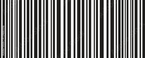 Set of barcode vector icon. Trendy bar code for web icon. Abstract barcode vector icon illustration. Bar code photo