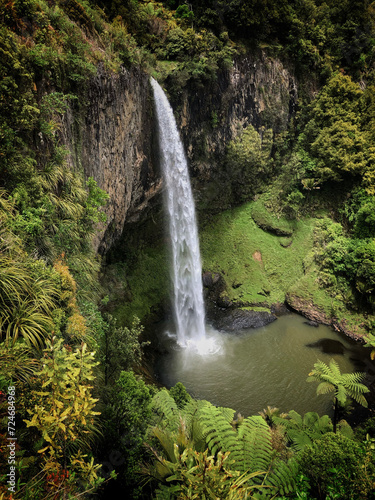 bridal veil falls, waterfall, Waireinga Bridal Veil Falls, Raglan area, Waikato region