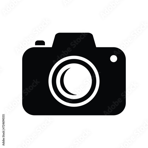 Camera Icon Vector Simple Design