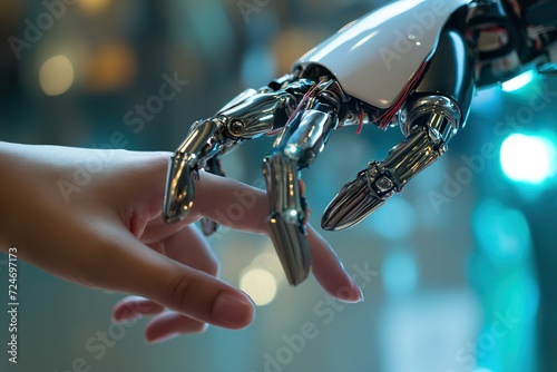 Robots can have human feelings as artificial intelligence develops. #724697173