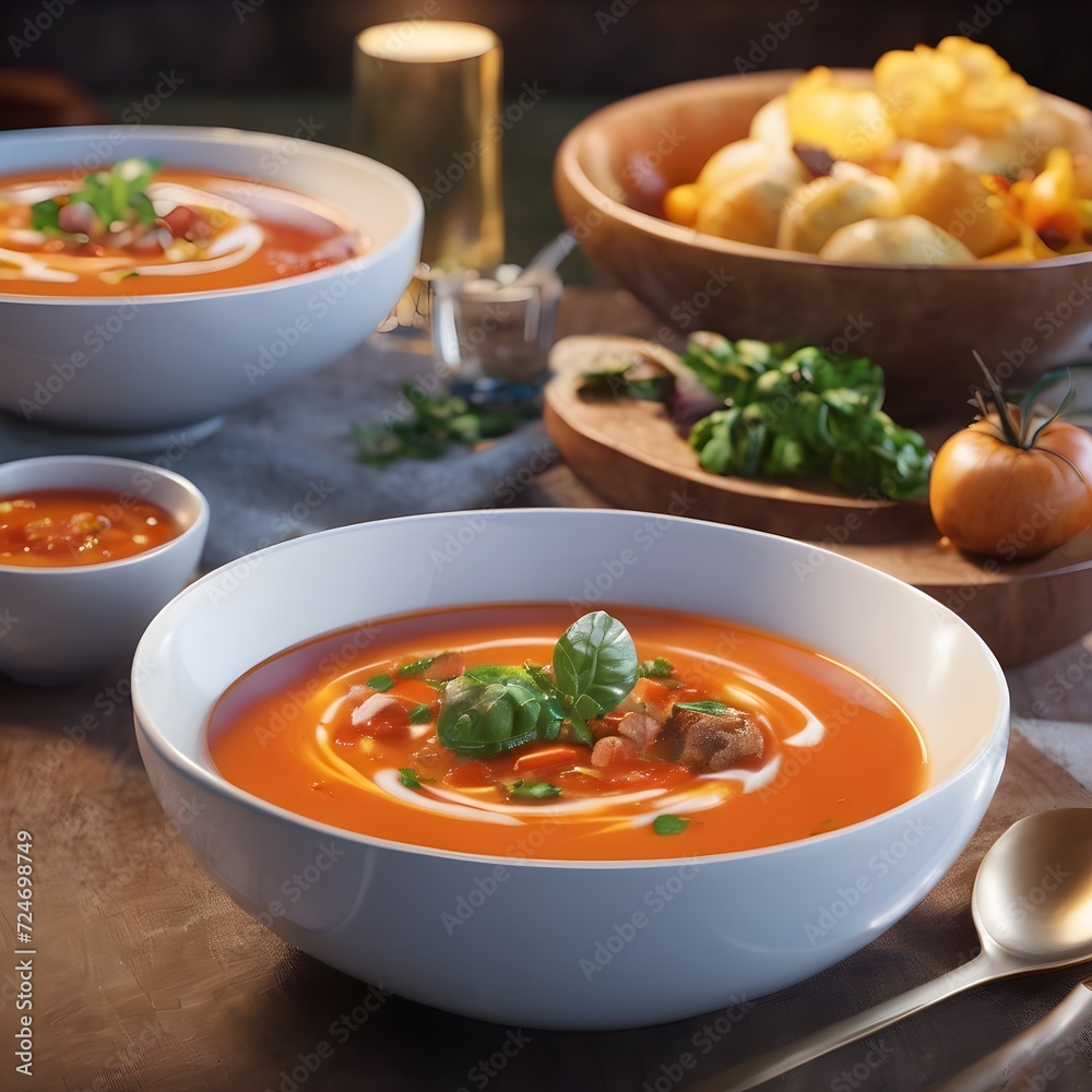 Delicious Soup Background Delicious Soup Background