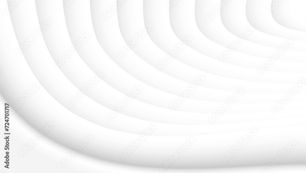 3D Abstract White Waves With Shadow Background 3D Abstract White Waves With Shadow Background