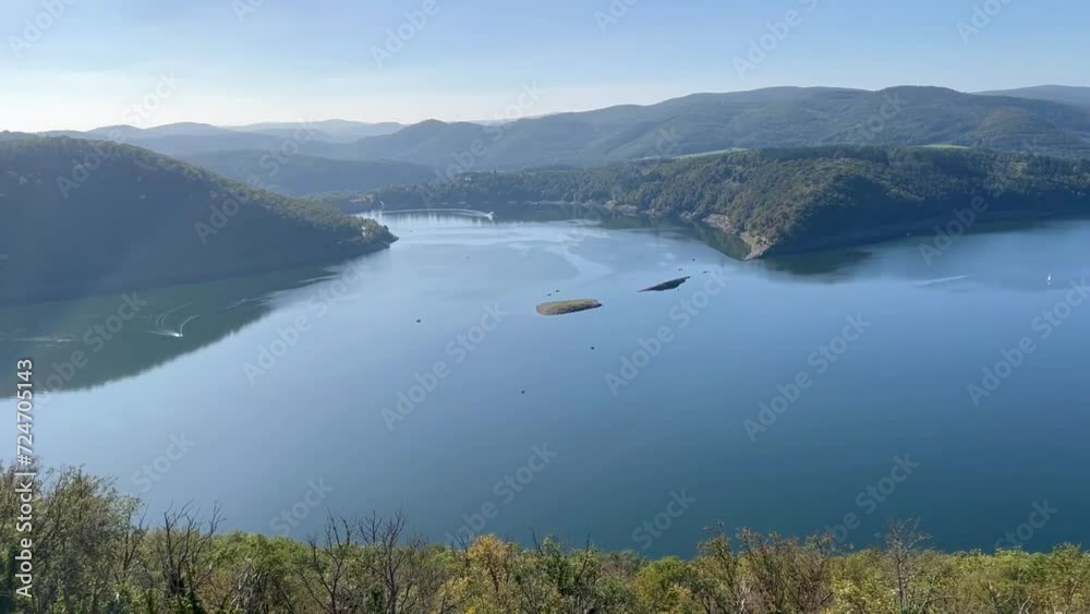 view of the lake, Edersee near waldeck view of the lake, Edersee near waldeck