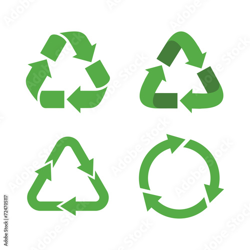Recycle Symbol Vector Simple Design