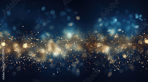 outer space. Abstract illustration with many lights on black background. Shining star. Decoration for holiday design.