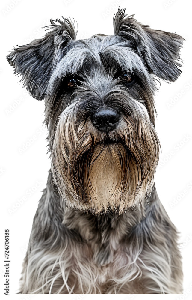 Cesky Terrier dog, full body