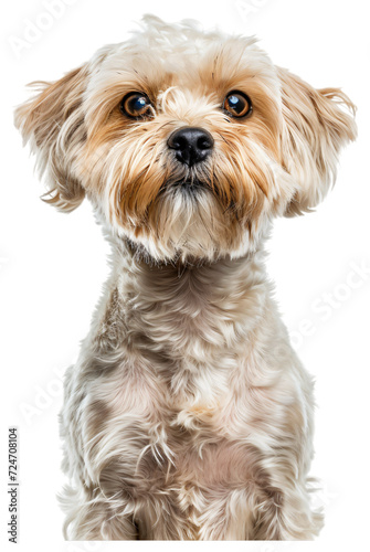 Dandie Dinmont Terrier dog, full body © Anthony