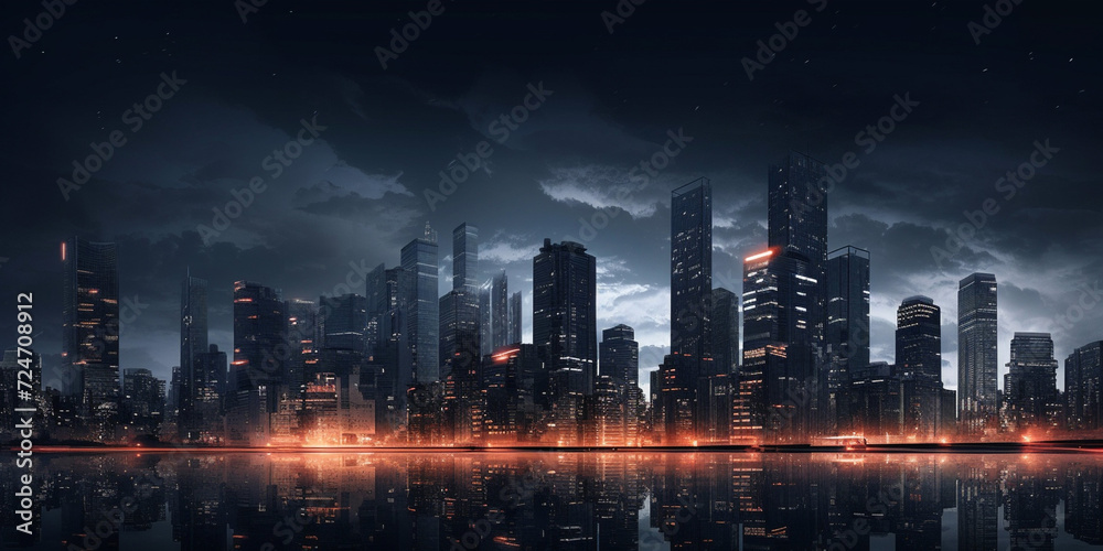 Night Skyscrapers Images