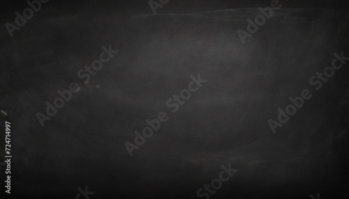 close up of clean school horizontal black board texture black board copy space background empty chalk black board as a background