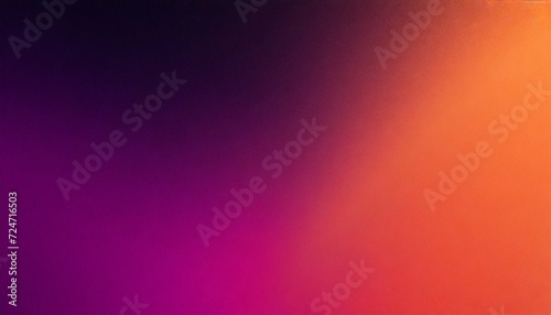 abstract grainy gradient background purple pink orange black glowing color wave dark backdrop noise texture banner poster header design © Kelsey