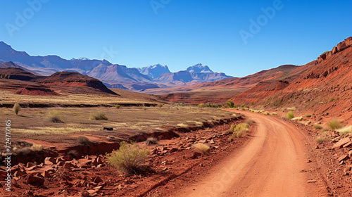 road in the desert high definition(hd) photographic creative image © Ghulam