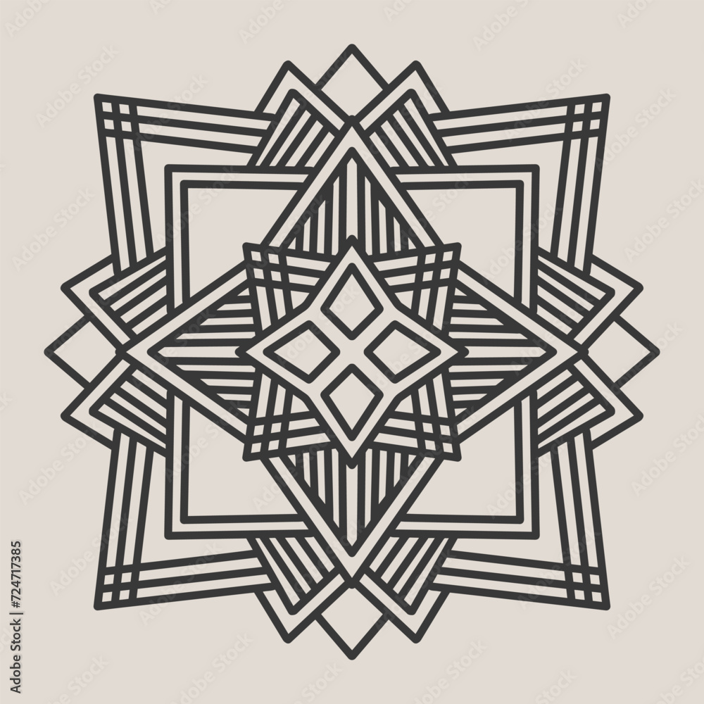 Abstract Mandala. Circular pattern in form of mandala for Henna, Mehndi, tattoo, decoration. Oriental pattern, vector illustration. Abstract Mandala. Circular pattern in form of mandala for Henna, Mehndi, tattoo, decoration. Oriental pattern, vector illustration.