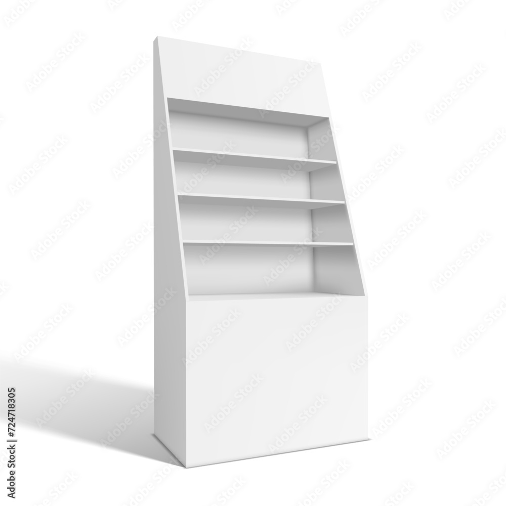 3D Store Display Shelves For Product Promotion 3D Store Display Shelves For Product Promotion