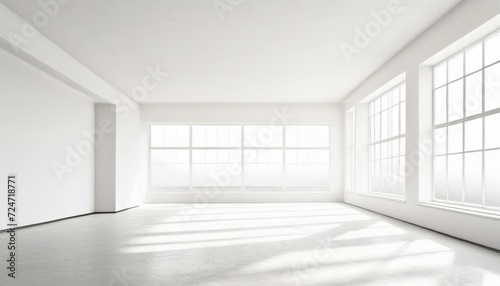 empty light white room