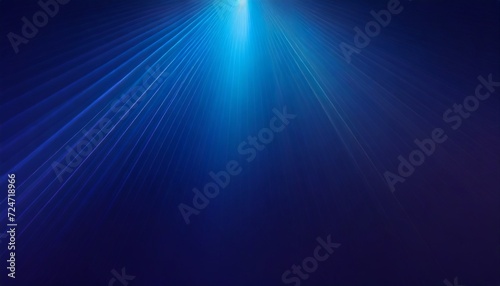 blue light rays on dark blue background abstract glowing gradient banner backdrop design