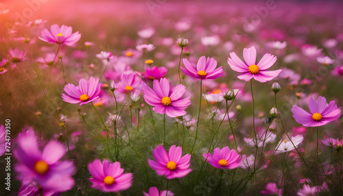 field of pink flowers © Md Imranul Rahman